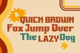 BHEKOF | Groovy Retro Font