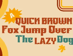 BHEKOF | Groovy Retro Font