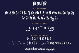 Blaster font