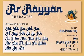 Ar Rayyan - Arabian decorative font