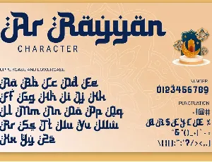 Ar Rayyan - Arabian decorative font