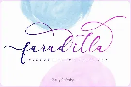 Fradilla - Modern Script Typeface font