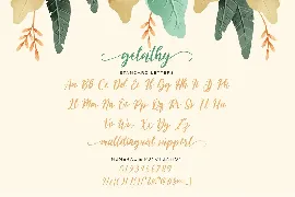 Gelathy - Modern Calligraphy font