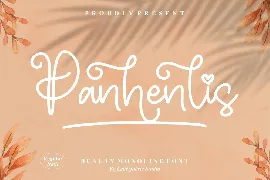 Panhenlis Beauty Monoline Font