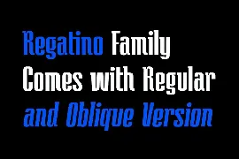 Regatino Geometric Display Font