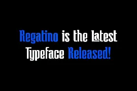 Regatino Geometric Display Font