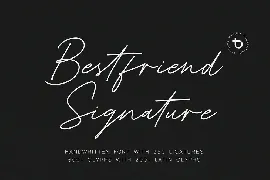 Bestfriend Signature Font