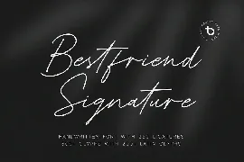 Bestfriend Signature Font