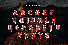 Volcano Power - Blackletter Display Font