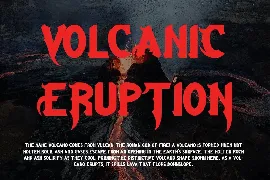 Volcano Power - Blackletter Display Font