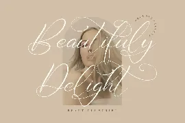 Beautifuly Delight Script font