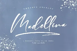 Madellina Modern Signature Font