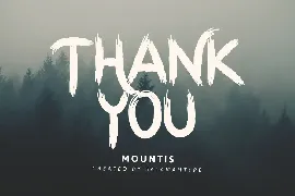 Mountis - Brush Font