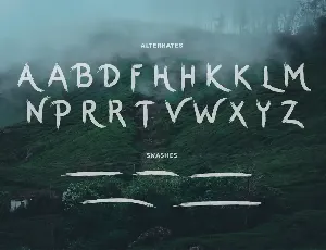 Mountis - Brush Font