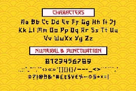 Badora Faux Japanese Font