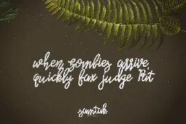 Samtak Script font