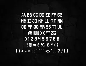 Bigstones - Display font