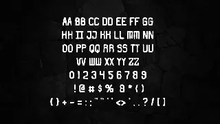 Bigstones - Display font