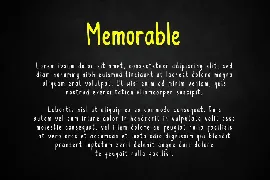 Memorable font