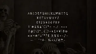 Nighteleton - Halloween Font