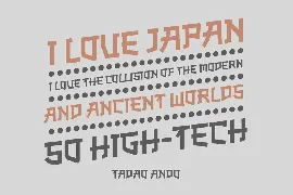 Akisa Faux Japanese Font