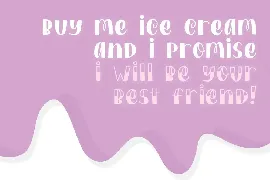 Ice Cream Sundae Font Duo