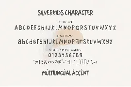 Silverkids - A Fun Handwritten Font