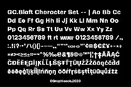 GC Blaft font