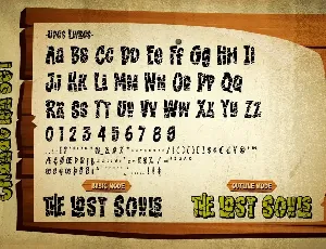 The lost Souls - Cartoon Display Font