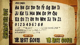 The lost Souls - Cartoon Display Font