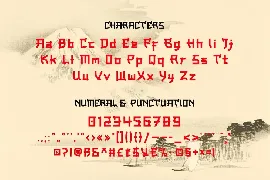 Onari Faux Japanese Font