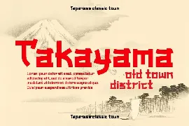 Onari Faux Japanese Font