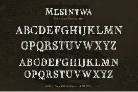 Mesintwa font