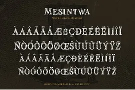 Mesintwa font