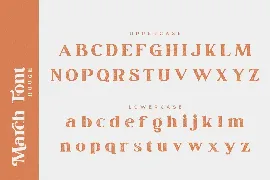 March - Modern Serif Font