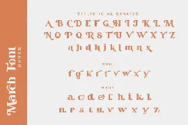 March - Modern Serif Font