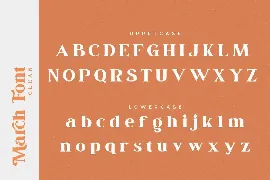 March - Modern Serif Font