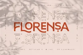 Florensa - Stylish Ligature Sans font