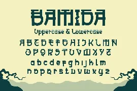 Bamida Faux Japanese Font