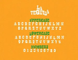 La Tequila Typeface font