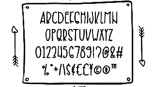 Drawing Craft - Cute Drawing Display Font