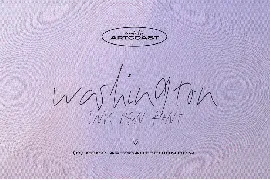 Washington Ink Pen Handwritten font