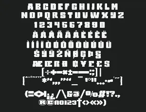 Hammer Head font