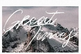 Hinterlands Signature Brush Font