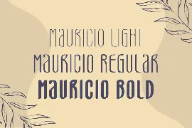 Mauricio â€“ A Sans Font Family