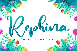 Rephina - Wedding Font