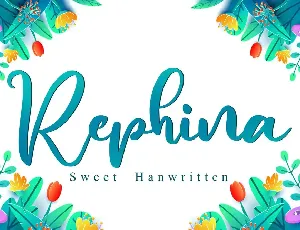 Rephina - Wedding Font