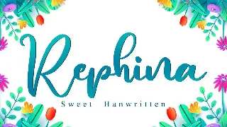 Rephina - Wedding Font