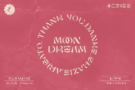 Moon Dream font