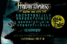 AN Haberdiness - Quirky Typeface font